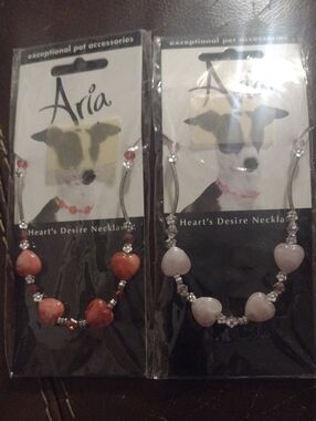 Aria Heart's Desire Necklace - Romance Red and Passion Pink Hearts